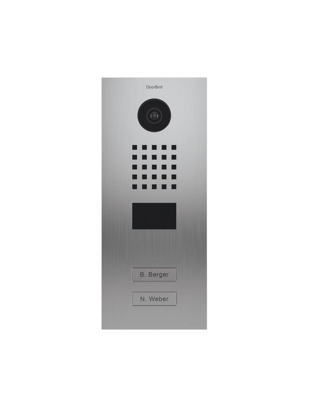 Doorbird - IP Video Door Station D2102V - 2 Call buttons - Brushed  Stainless Steel
