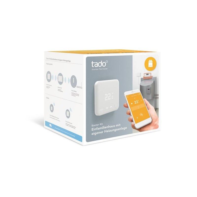 tado° Tête Thermostatique Intelligente - Pack Duo, accessoire pour le  contrôle de chauffage multi-pièces - SMARTHOME EUROPE