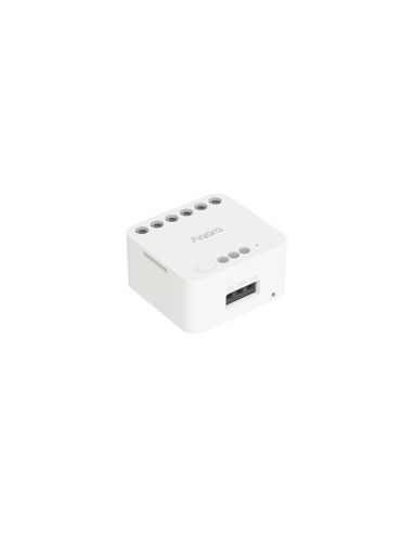 AQARA - Interrupteur mural double intelligent H1 ZigBee 3.0 (sans neutre) -  WS-EUK02