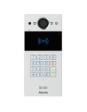 Akuvox - Compact SIP R20A-2 2 Wire Video Doorbell - 1 Doorbell with RFID Badge Reader and numeric keypad