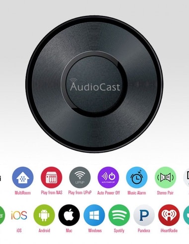 iEAST AudioCast M5 - Récepteur audio sans fil Multiroom DLNA AirPlay 