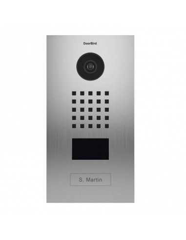 Doorbird - Portier vidéo connecté D2101V - 1 sonnette avec lecteur de badge RFID