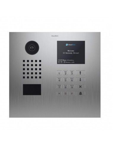 Doorbird - IP Video Door Station D21DKV - Display Module, Keypad Module and RFID - Brushed Stainless Steel