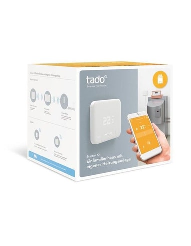 Tado - Thermostat Intelligent - Kit de Démarrage v3 (CH) + Extension Kit