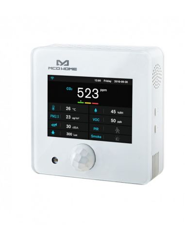 MCOHOME - Sensore di qualità dell'aria a Z-Wave 9 in 1 A8-9 Multi-sensor