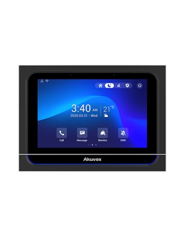 Akuvox - Console interna SIP con schermo tattile da 7", Wifie Bluetooth,Android 9.0 (Akuvox X933W)