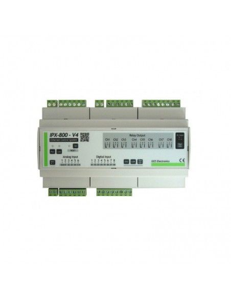 GCE Electronics - Module Rail DIN Webserver 8 relais IPX800 V4
