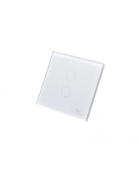MCO Home - Schalter Touch Panel Z-Wave 2 Tasten, Weiss (MH-S412)