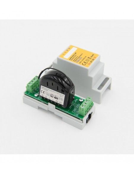 Eutonomy - Adaptater euFIX DIN for Fibaro FGS-213 / FGBHS-213 (without push-buttons)