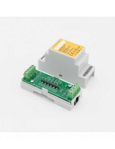 Eutonomy - Adaptateur euFIX DIN pour Fibaro FGS-213 / FGBHS-213 (sans boutons)