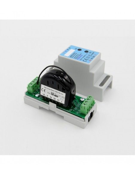 Eutonomy - Adapter euFIX DIN für Fibaro FGD-212 (mit Mikroschalter)