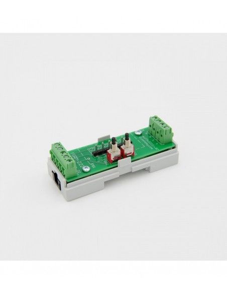 Eutonomy - Adapter euFIX DIN für Fibaro FGR-222 (mit Mikroschalter)