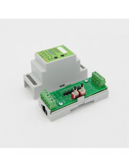 Eutonomy - Adapter euFIX DIN für Fibaro FGR-222 (mit Mikroschalter)