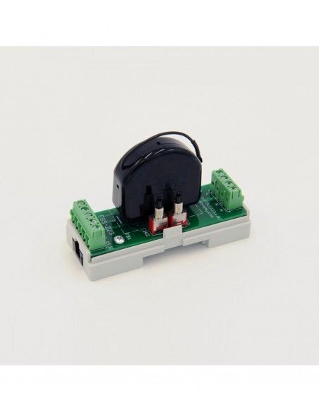 Eutonomy - Adapter euFIX DIN für Fibaro FGS-223 (mit Mikroschalter)