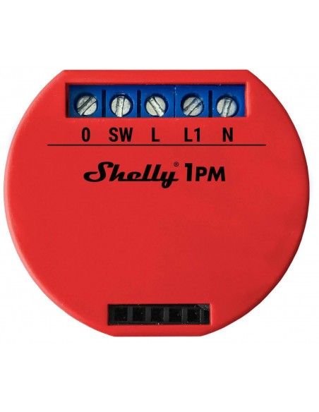 SHELLY - Module ON/OFF un relais Wi-Fi avec suivi de consommation (Shelly 1PM)