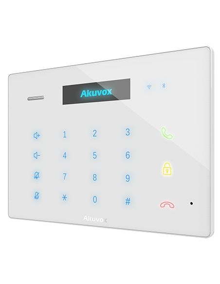 Akuvox - SIP-Audio-Innenkonsole mit Wifi und Bluetooth C312A - Weiss