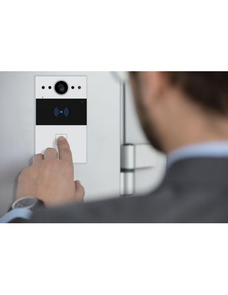 Akuox - Compact IP Video Door Station R20A - 1 Call button - RFID - Flush mount Edition