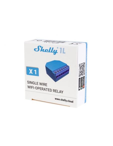 SHELLY - Module ON/OFF un relais sans neutre Wi-Fi (Shelly 1L)