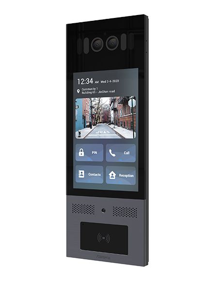 Akuvox - X915S Multi-Tenant IP Video Door Entry System with facial recognition, QR Code, BLE, 8" Touchscreen