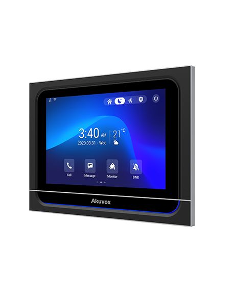 Akuvox - SIP indoor console with 7 touch screen, Wifi. Bluetooth, Android  9.0 (Akuvox X933W)