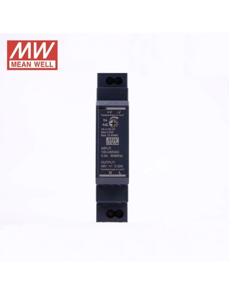Mean Well - Power supply 48v/0.32A DIN Rail format