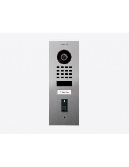 Doorbird - Video-Türstation D1101FV Fingerprint 50 mit 1 Ruftaste und integriertem EKEY-Fingerprintleser, Aufputzmontage