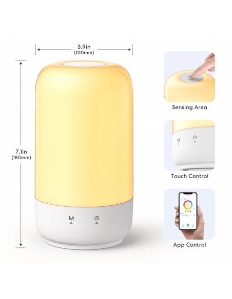 Meross - Lumière d'ambiance intelligente Wi-Fi 