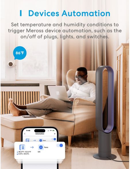 Meross - Smart Temperature and Humidity Sensor