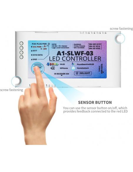SMLIGHT - Controller LED compatibile con WLED e Home Assistant SLWF-03